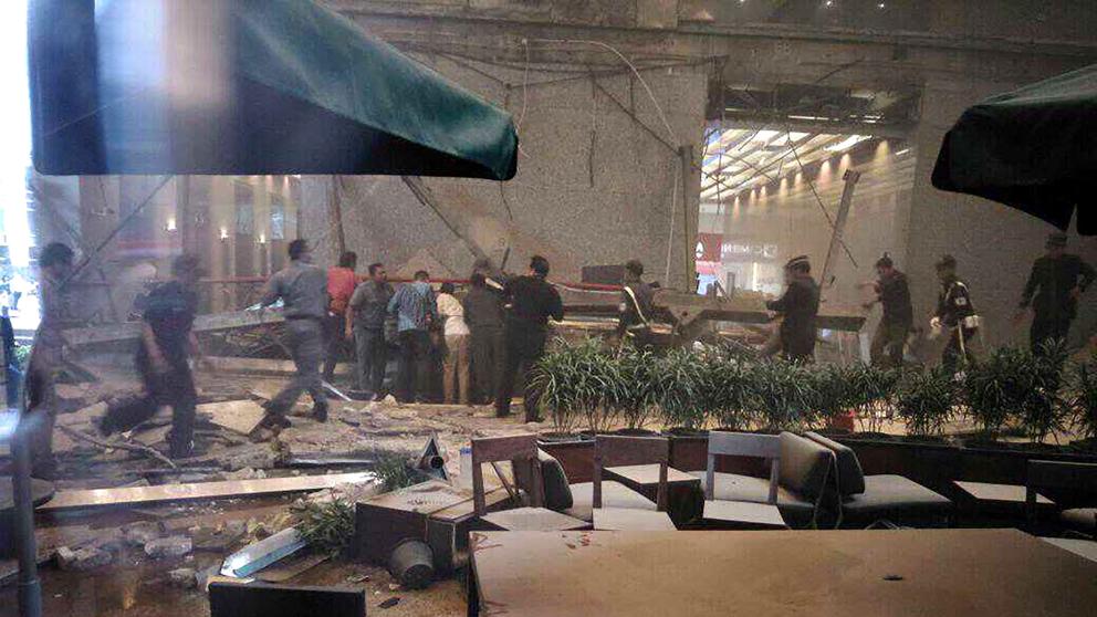 Al menos 75 heridos en un derrumbe en la bolsa de Yakarta