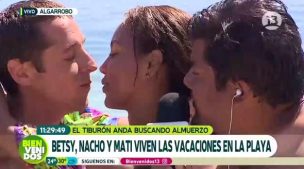 El fogoso beso entre Matías Vega y Betsy Camino