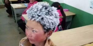 El drama tras la foto del niño del pelo congelado que se tomó las redes sociales