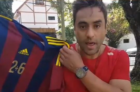 VIDEO | “Facundo Grandinetti” le contestó al “Mago” Valdivia y lo desafió