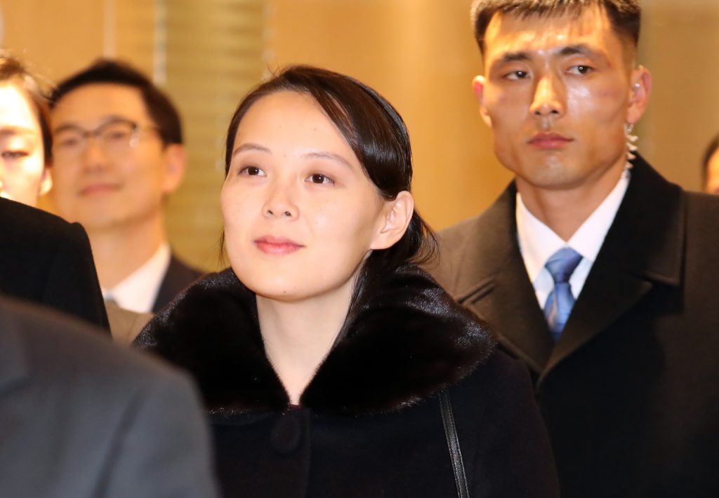 Hermana de Kim Jong-Un llegó a Corea del Sur para los “Juegos de la Paz”