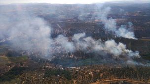 Cancelan Alerta Amarilla en Chillán Viejo tras controlar el incendio forestal