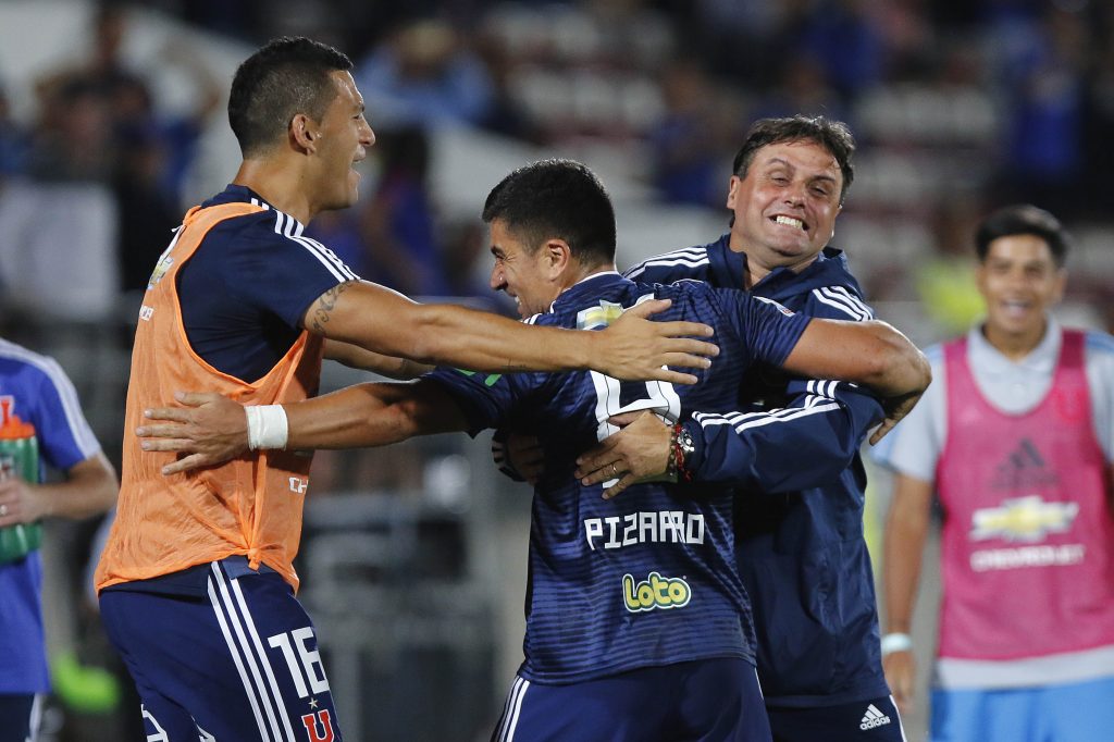 La “U” goleó a San Luis y alcanzó a la “UC” y a Colo Colo