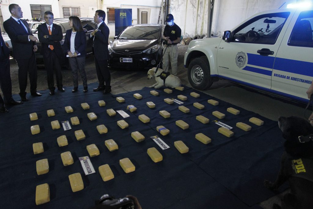Aduana de Iquique incauta 54 kilos de droga en 23 procedimientos