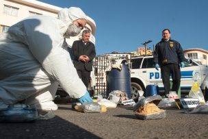 PDI de Valparaíso incautó cocaína por $100 millones y detuvo a 5 sujetos