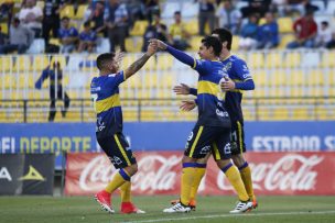 Everton logró su primer triunfo en casa en el Campeonato ante San Luis