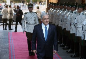 Sebastián Piñera ya se encuentra en el Palacio de La Moneda