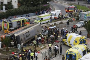 Chofer del bus volcado será formalizado por cuasidelito de lesiones graves