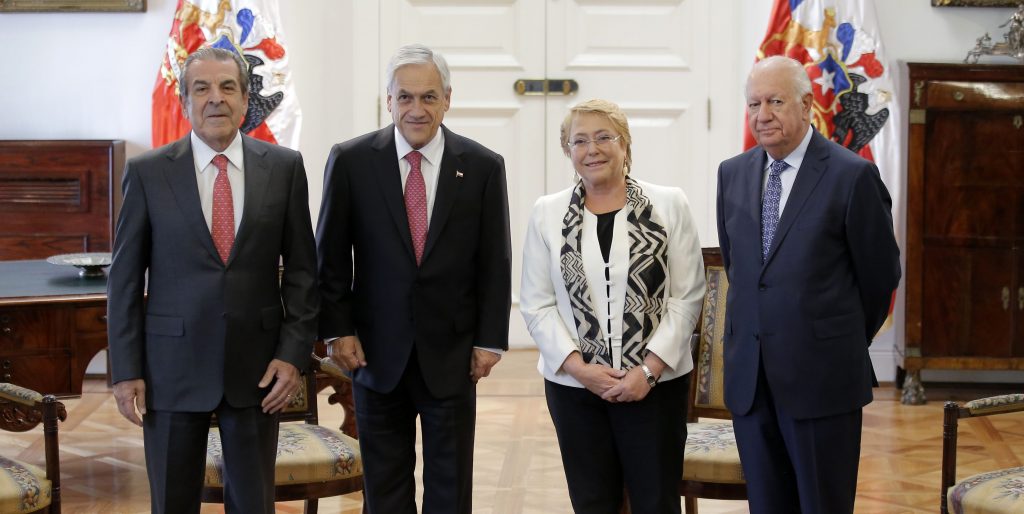 Alegatos en La Haya: Ex jefes de Estado se reunieron con Presidente Piñera