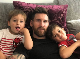 Él es Ciro, el tercer hijo de Lionel Messi