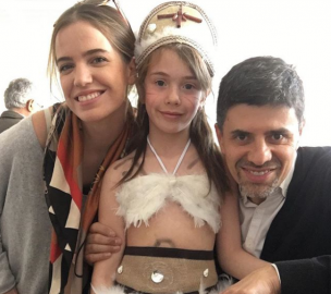 Super papá: Marcelo Díaz llega en familia al Congreso Nacional