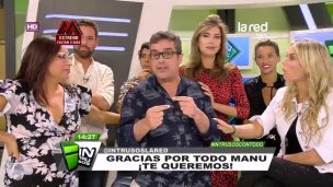 [VIDEO] Manu González se emocionó al despedirse de sus compañeros en Intrusos