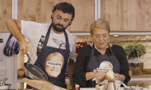 Michelle Bachelet lanzó su sánguche con una particular entrevista gastronómica