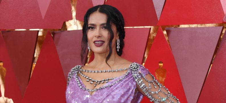 Salma Hayek no convenció y se transforma en la peor vestida de la Alfombra Roja de los Oscar 2018