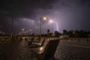 Onemi mantiene alerta en sur por fuertes lluvias y agrega tormentas eléctricas