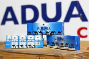 Aduanas y Carabineros incautan 400 mil cajetillas de cigarrillos