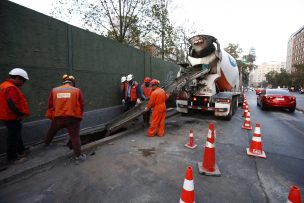 Socavón en obras de Línea 3 suspendió el tránsito momentáneamente en la Alameda