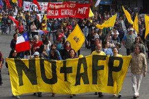 Marcha No+AFP se desarrolló en todo el país