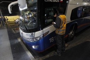 Intensa fiscalización en terminales de buses con motivo del fin de semana largo