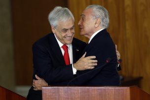 Piñera y Temer acordaron profundizar intercambio comercial entre Chile y Brasil