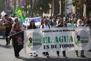 Marcha Plurinacional por el Agua y los Territorios tuvo lugar en todo el país