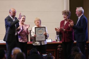 Michelle Bachelet recibió premio de la Alianza Progresista