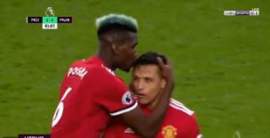 Pogba tranquilizó a Alexis cuando fue sustituido