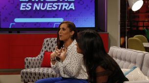 El debut de Natalia Valdebenito en La Noche es Nuestra fue hasta con coreografía incluída