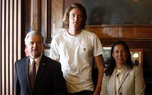 Nicolás Jarry se reunió con el ministro de Hacienda previo a su gira de arcilla europea