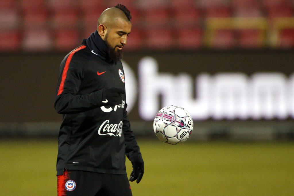 Vidal de vuelta a los entrenamientos tras recuperarse de su lesión
