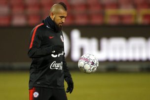 Vidal de vuelta a los entrenamientos tras recuperarse de su lesión