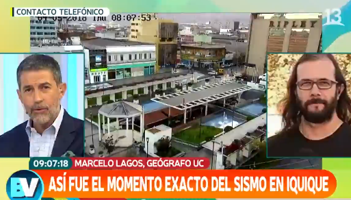 ¡Les paró los carros! Marcelo Lagos se aburrió de comentar temblores en “Bienvenidos”