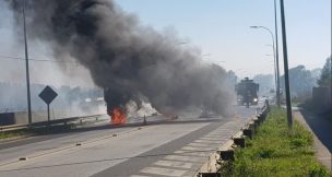 Bloquean los accesos a Temuco en apoyo a machi Celestino Córdova