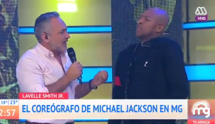 Lucho Jara se luce interactuando con ex coreógrafo de Michael Jackson