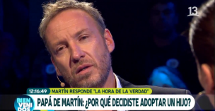 El llanto de Martín Cárcamo al recordar el proceso de adopción de su hijo Mariano