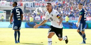 Esteban Paredes se lució en un agresivo superclásico entre Colo colo y la U