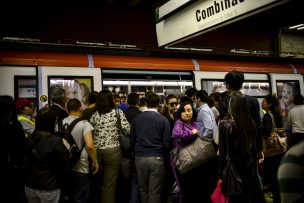 Servicio fue interrumpido en L2 de Metro de Santiago por persona en las vías