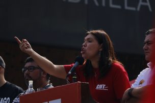 Bárbara Figueroa emplazó al Gobierno a cumplir sus promesas tras marcha del Día del Trabajador