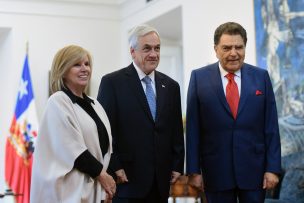 Sebastián Piñera recibió a Don Francisco en La Moneda