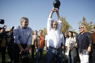 Sebastián Piñera relanzó campaña “Elige Vivir Sano”