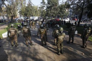 Carabineros disolvió marcha de la Aces por educación no sexista