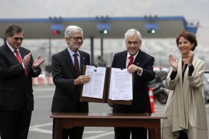 Piñera lanza sistema telepeajes en rutas interurbanas