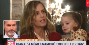 Diana aparece en TVN para hacerle una particular petición a Cristián Sánchez