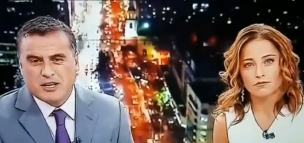 VIDEO | Conductores de Tele13 se emocionan en vivo al despedir a sus colegas