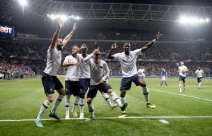 Francia gana 3-1 a la nueva Italia de Mancini en partido amistoso