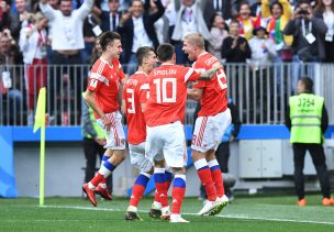 El Mundial comenzó con tremenda goleada de Rusia a la Arabia Saudita de Juan Antonio Pizzi