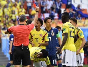 Carlos Sánchez se convirtió en el primer expulsado del Mundial de Rusia