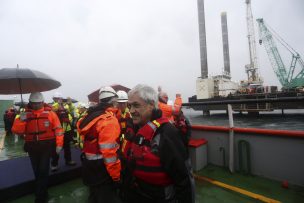 Presidente Piñera supervisa inicio de obras de construcción de Puente Chacao