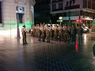 Carabineros registra aumento de 27% de delitos violentos en comuna de Santiago