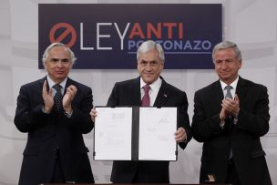 Piñera presentó proyecto antiportonazos y prometió hacer retroceder delincuencia